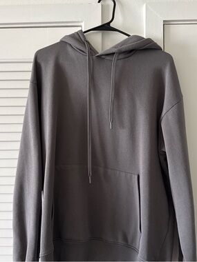 Zara Gray Hoodie Sweatshirt - Pullover with Kangaroo Pocket